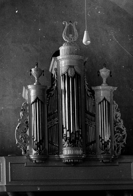 Het orgel voor de laatste restauratie