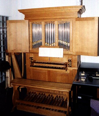 Orgel in het nieuwe gebouw van het ICO